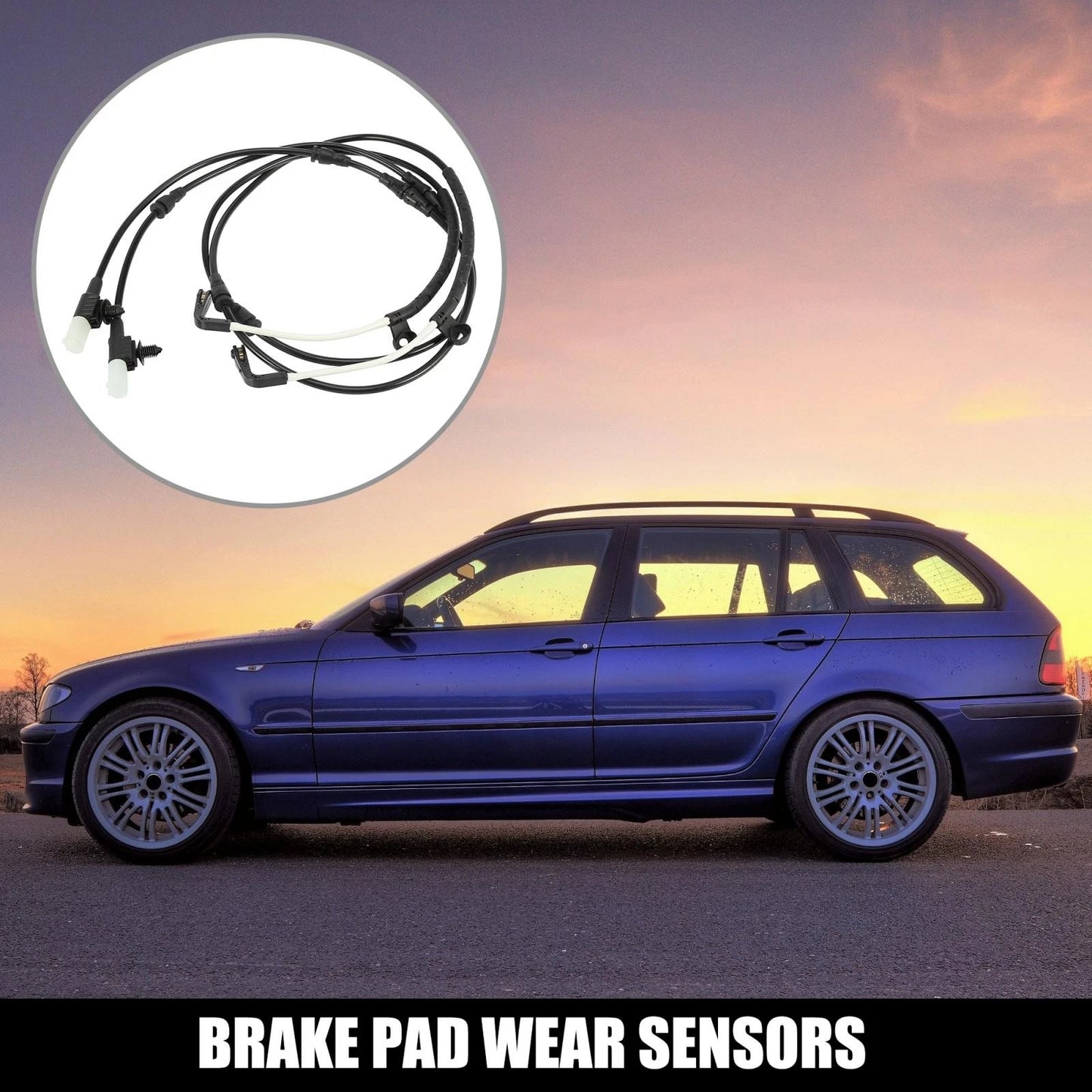 2X Front Brake Pad Wear Sensor for Land Rover Range Rover Sport (2005–2013) SEM500062