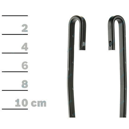 Front Pair Bosch Aerotwin Wiper Blades Set for Nissan Vanette C120 1980~1987
