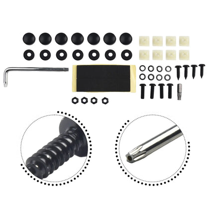 License Plate Screws Plastic+Stainless Steel for Cars