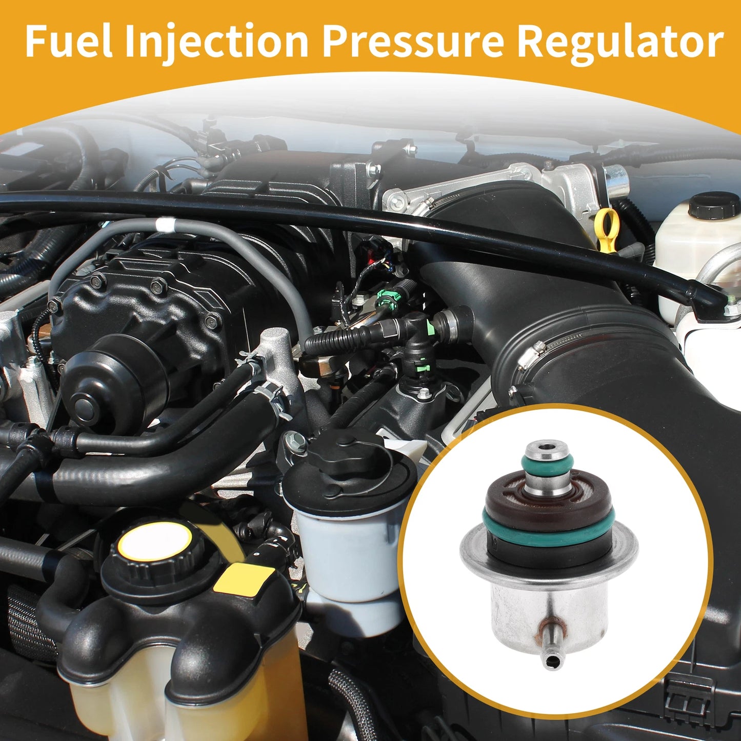 Fuel Pressure Regulator for Audi A6 (1997–2002) No. 050133534A