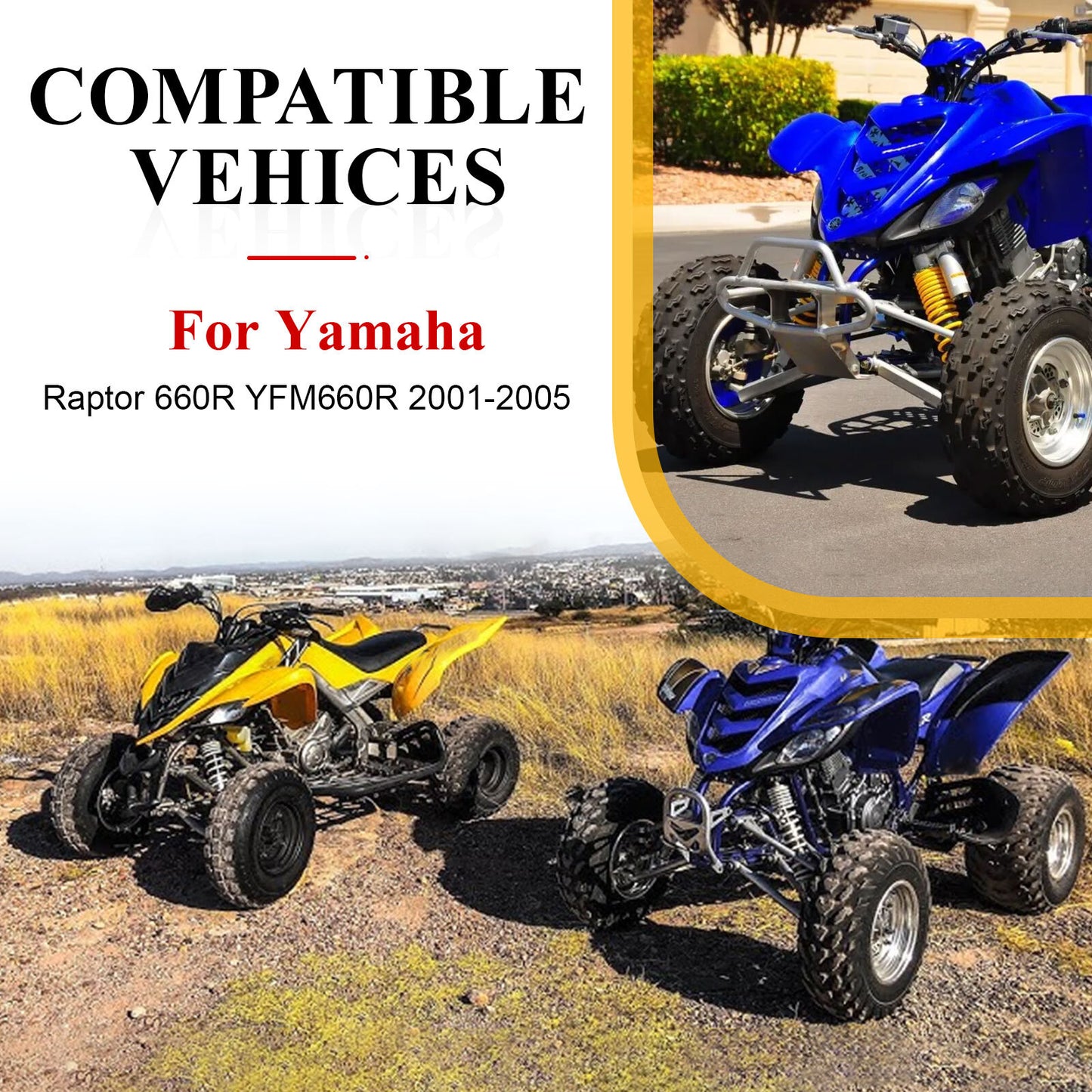 Air Box Lid Cover & Seal for Yamaha Raptor 660R (2001–2005)