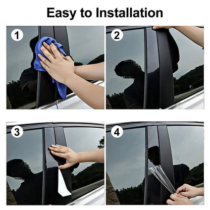 6PCS / Window Door Trim Pillar Posts Cover for Buick Lucerne (06–10)