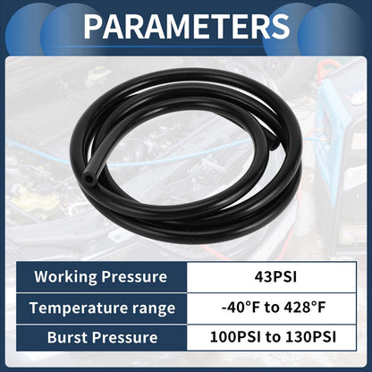 6.6FT 5/16" Silicone Vacuum Tubing Hose for Air and Water (Universal)