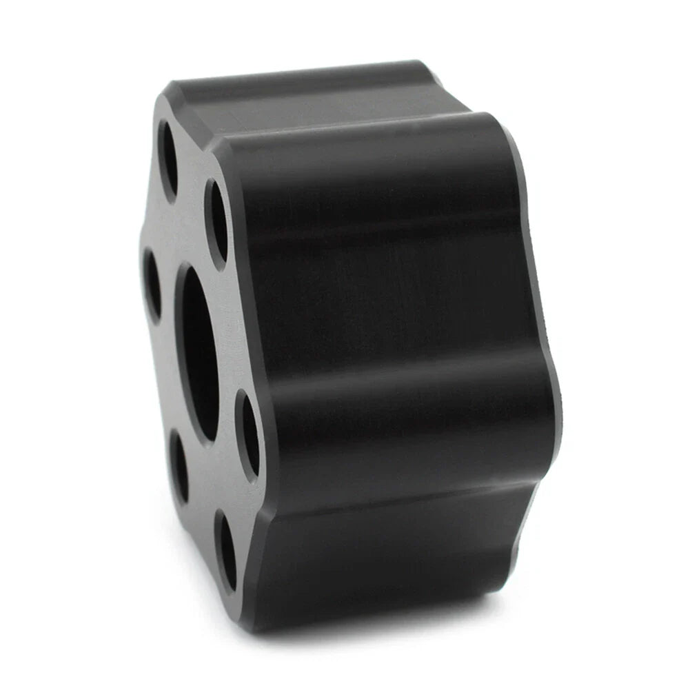 Black Solid Supercharger Coupler Isolator for Jaguar Land Rover 3.0L (2013-17)