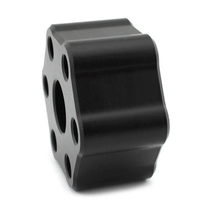 Black Solid Supercharger Coupler Isolator for Jaguar Land Rover 3.0L (2013-17)