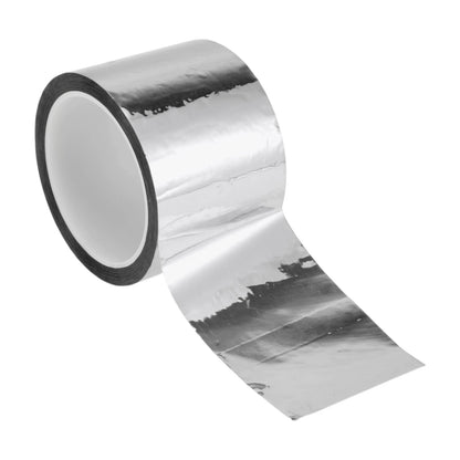 Pinstripe Tape 70mmx50m for Car Motorcycle Boat Silver Tone (1 Pcs)