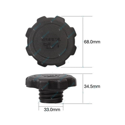 Engine Oil Filler Cap for Toyota Hilux YN58R YN62L YN67R 2.2L 4cyl (1985-1988)