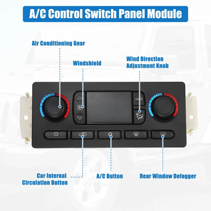 A/C Heater Climate Control Panel for Chevrolet Silverado (2007-2013)