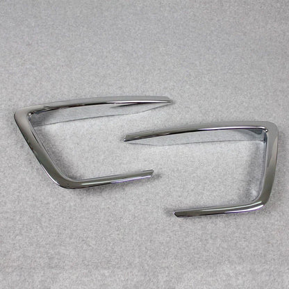 Chrome Front Fog Light Lamp Cover Trim for 2018-2021 Ford Expedition