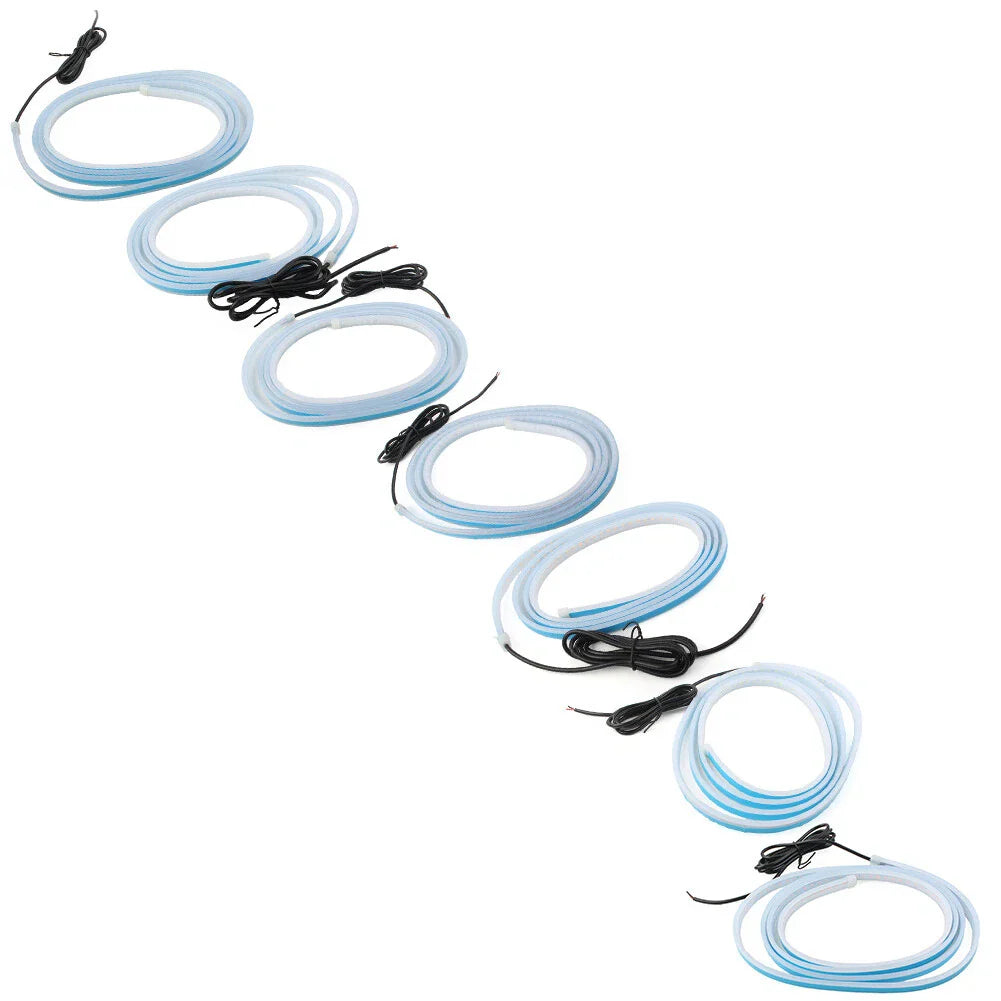 150CM LED Daytime Running Light Strip for Car Hood Atmosphere Lamp