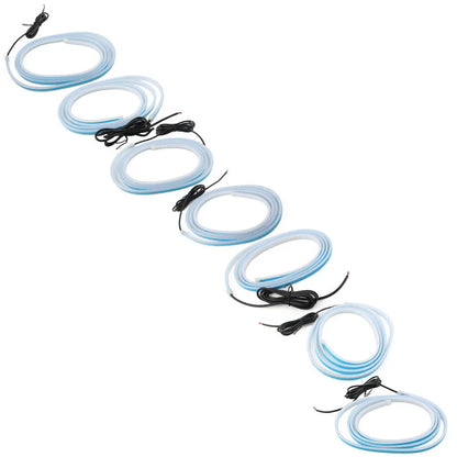 150CM LED Daytime Running Light Strip for Car Hood Atmosphere Lamp