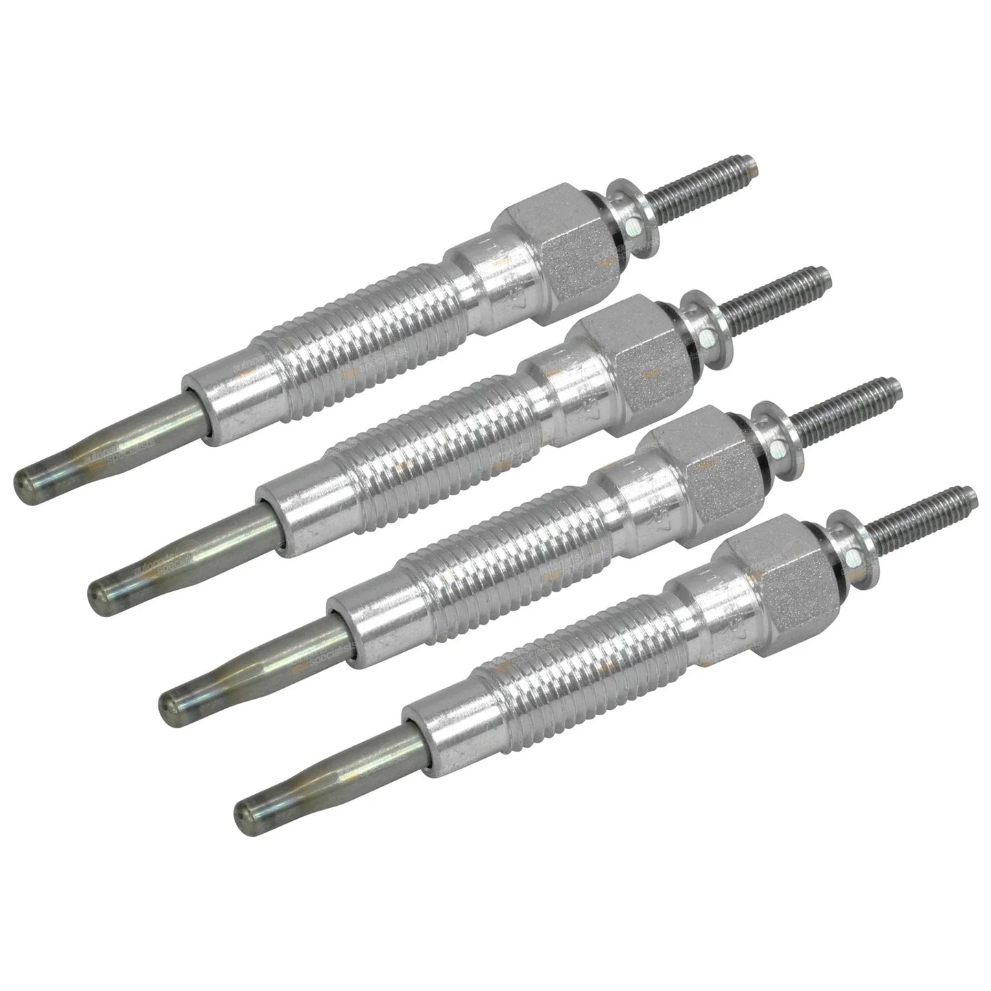 4x Glow Plug for Mitsubishi Montero Shogun 4M40 2.8L Diesel (1994-1997)