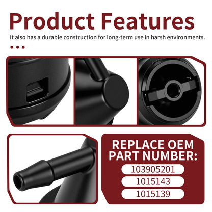2 Fuel Tank Vent Insulation Grommets for Club Car DS Precedent (1992–2015)
