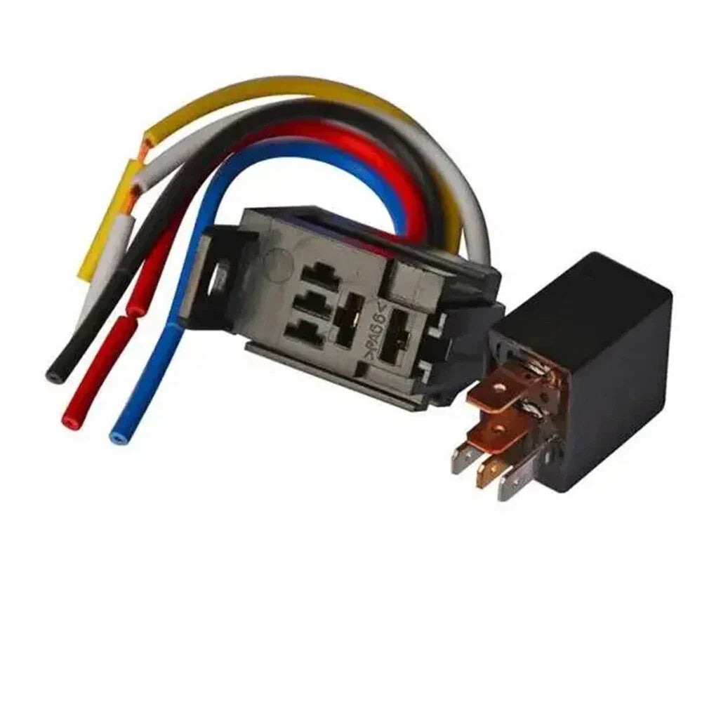 5pin 40A 12V Car Oil Pump & Air Conditioning Relay with Socket