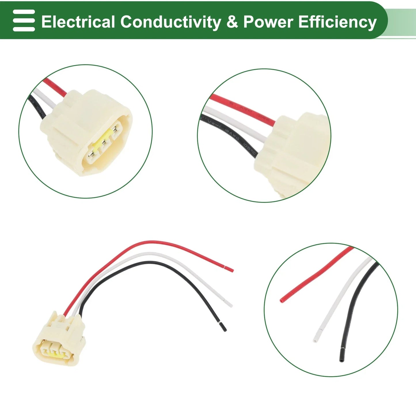 3 Pins Sensor Wiring Harnesses for Dodge B1500 (1997-1998)