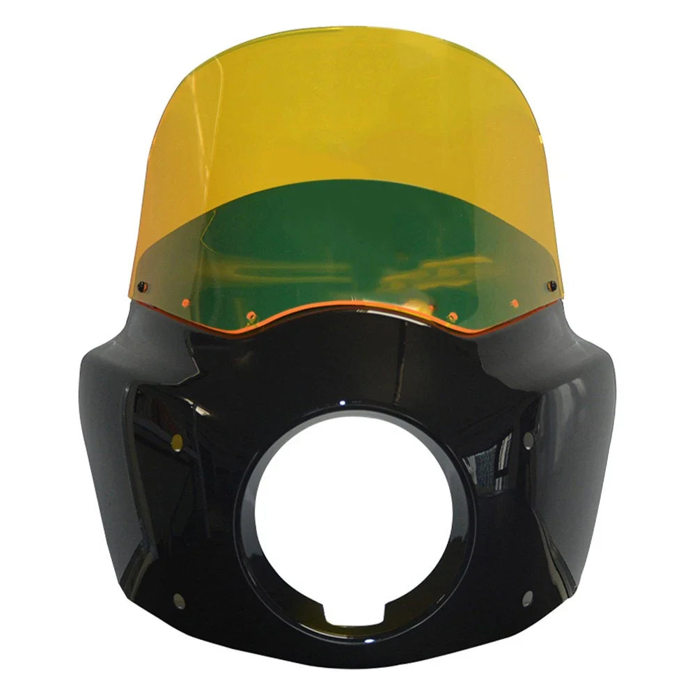 11" Headlight Fairing w/ Yellow Windshield for Harley Sportster 883 (2011-2022)