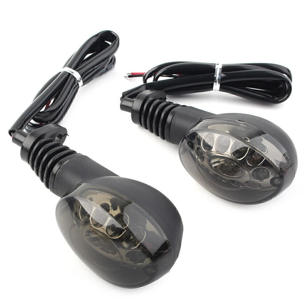 LED Turn Signal Light Smoke Lens for Kawasaki Ninja 250R (2008–2012)