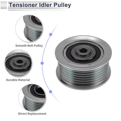 Drive Belt Idler Pulley for Buick Lacrosse (2018–2019) No. 12678158 Steel