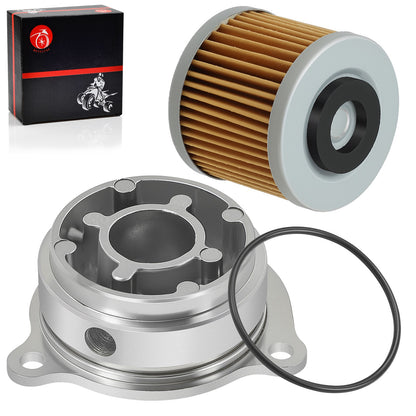Oil Filter Cover with O-Ring for Yamaha V Star 1100 (1999–2009)