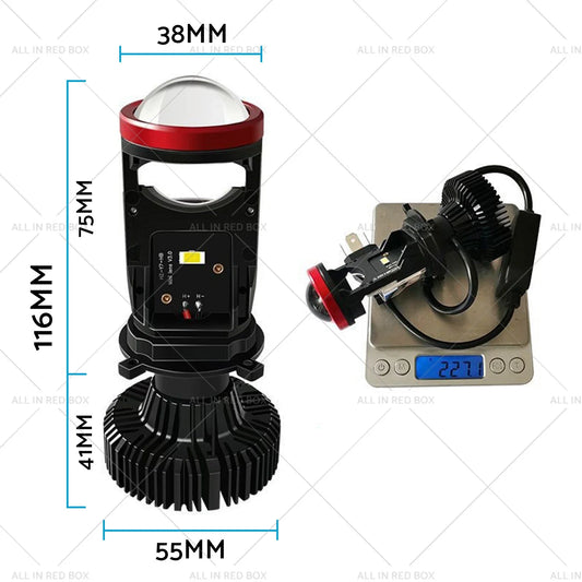 6000K LED H4 Bi-LED Mini Lenses for Car Lamps