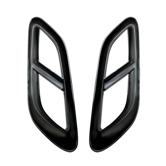 1 Pair Black Rear Bumper Exhaust Pipe Cover for Benz GLE Coupe (2024)