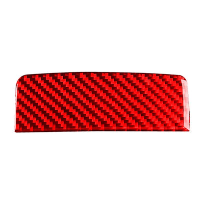 Rear Console Panel Cover Trim for Subaru WRX STI (2015–2021) Carbon Fiber Red