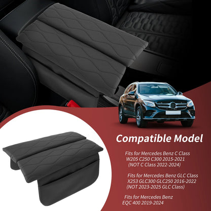 Center Console Cover for Mercedes Benz EQC 400 (2019–2023) Leather Armrest