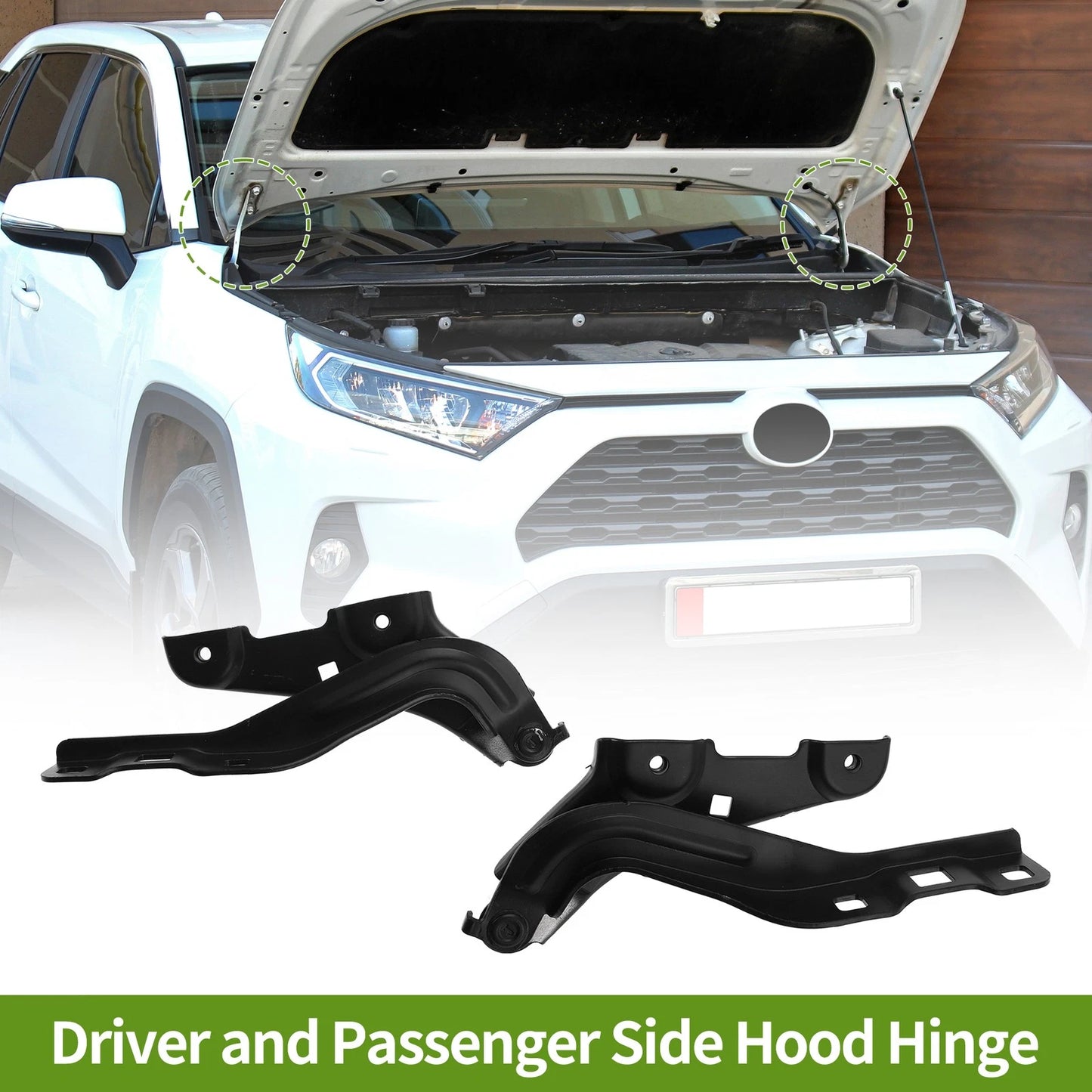 Hood Hinges for Chevrolet Malibu (2016–2023) No. 23134811, 1 Pair