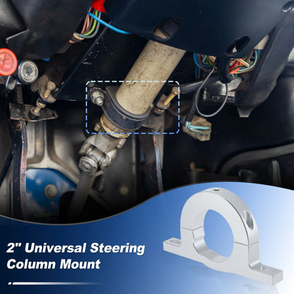 2" Aluminum Universal Steering Column Mount for Various Models