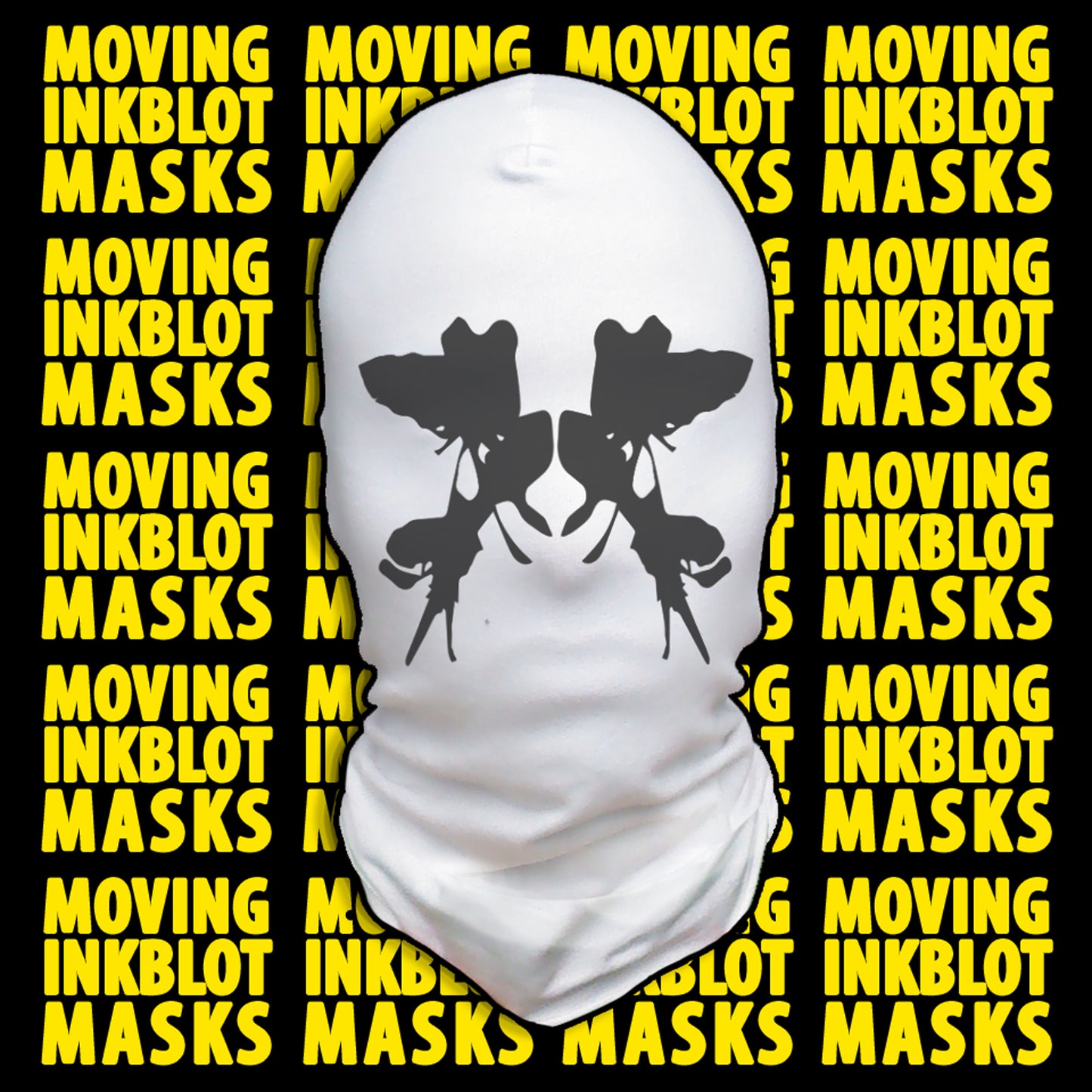Rorschach Moving Inkblot Mask for Halloween Costume (2023)