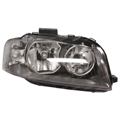 RH Halogen Headlight for Audi A3 8P Right Driver (2004-2008)