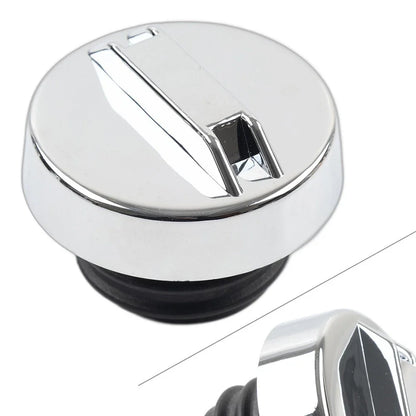 Vented Chrome Gas Fuel Tank Cover for Harley Fat Boy Electra Street Road Glide