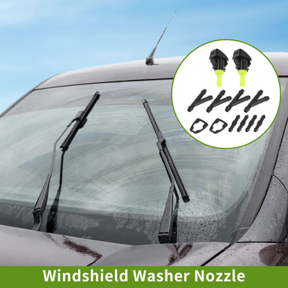 Windshield Washer Nozzle with Hose Connector for Chrysler (No. 4805742AB)