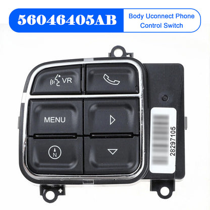 Uconnect Phone Control Switch for Jeep Wrangler JK (2012–2018)
