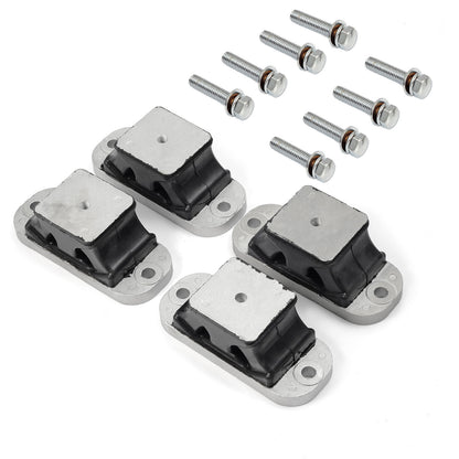 Set of 4 Engine Motor Mounts Rubber for Yamaha WaveRunner 1100 (1996–2002)