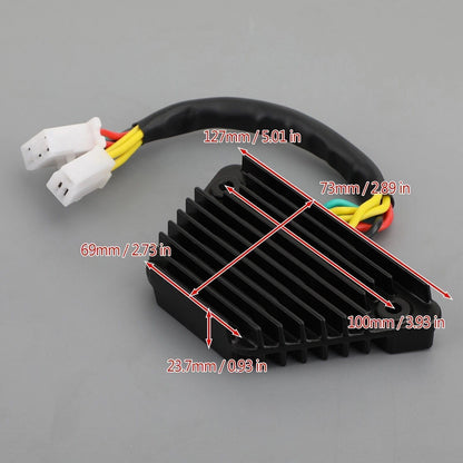2X Black Bullet Flashing Light for Softail Dyna Sportster V-Rod (A)