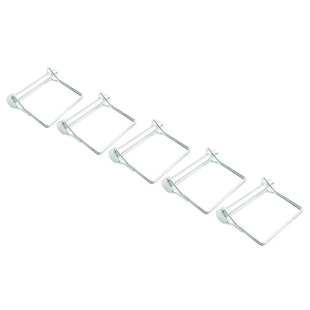 5 x Shaft Lock Pin Trailer Tow Coupler Safety Snap Locking Pin w/ Rope