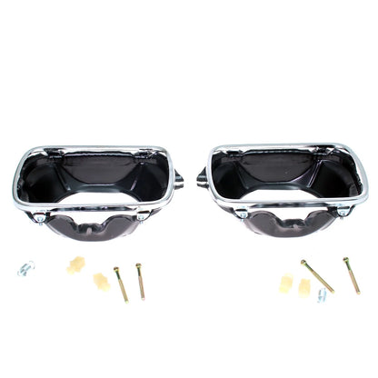 Pair Headlight Housings for Toyota Hilux Pickup (1989–1995)