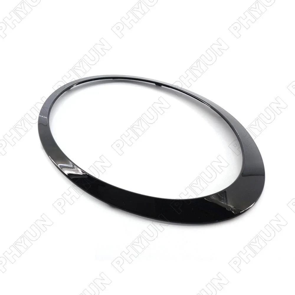 Gloss Black Headlamp Trim Rings for Mini Cooper R55 R56 (2007-2015)