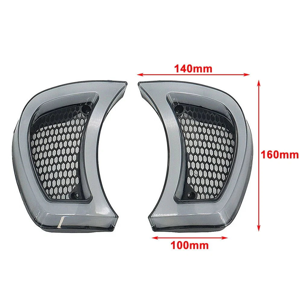 Tracer Headlight Vent Accent LED Indicator Lights for Harley Road Glide (2015-2023)