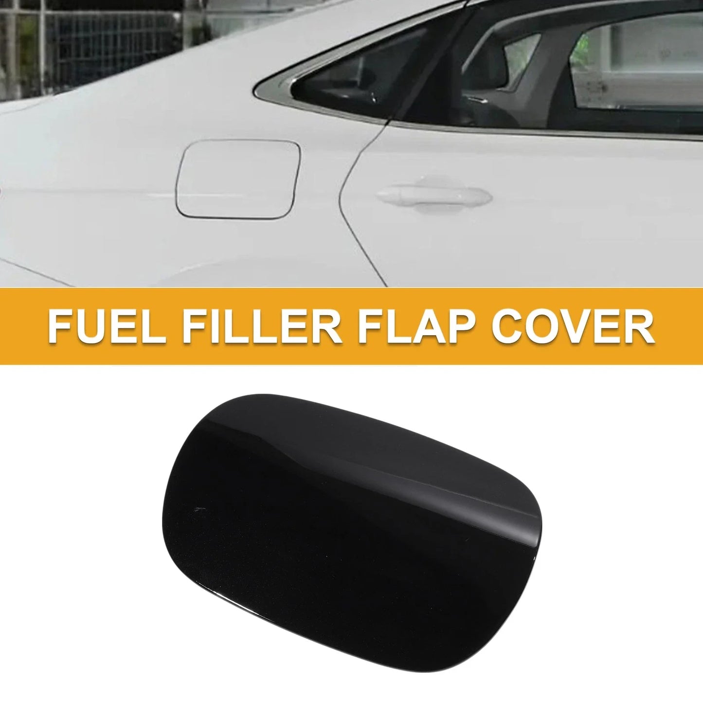 Fuel Tank Door Cap for Mercedes-Benz C180 C200 (2007-2015) Black