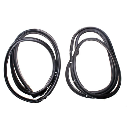 Set of 2 Rear Door Weatherstrips for Mitsubishi Mirage Lancer Colt (1992–2002)