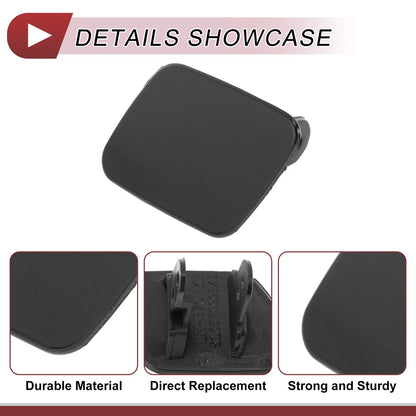 Front Left Bumper Trim Nozzle Cover No. 51657199141 for BMW X5 (2007–2013) Black