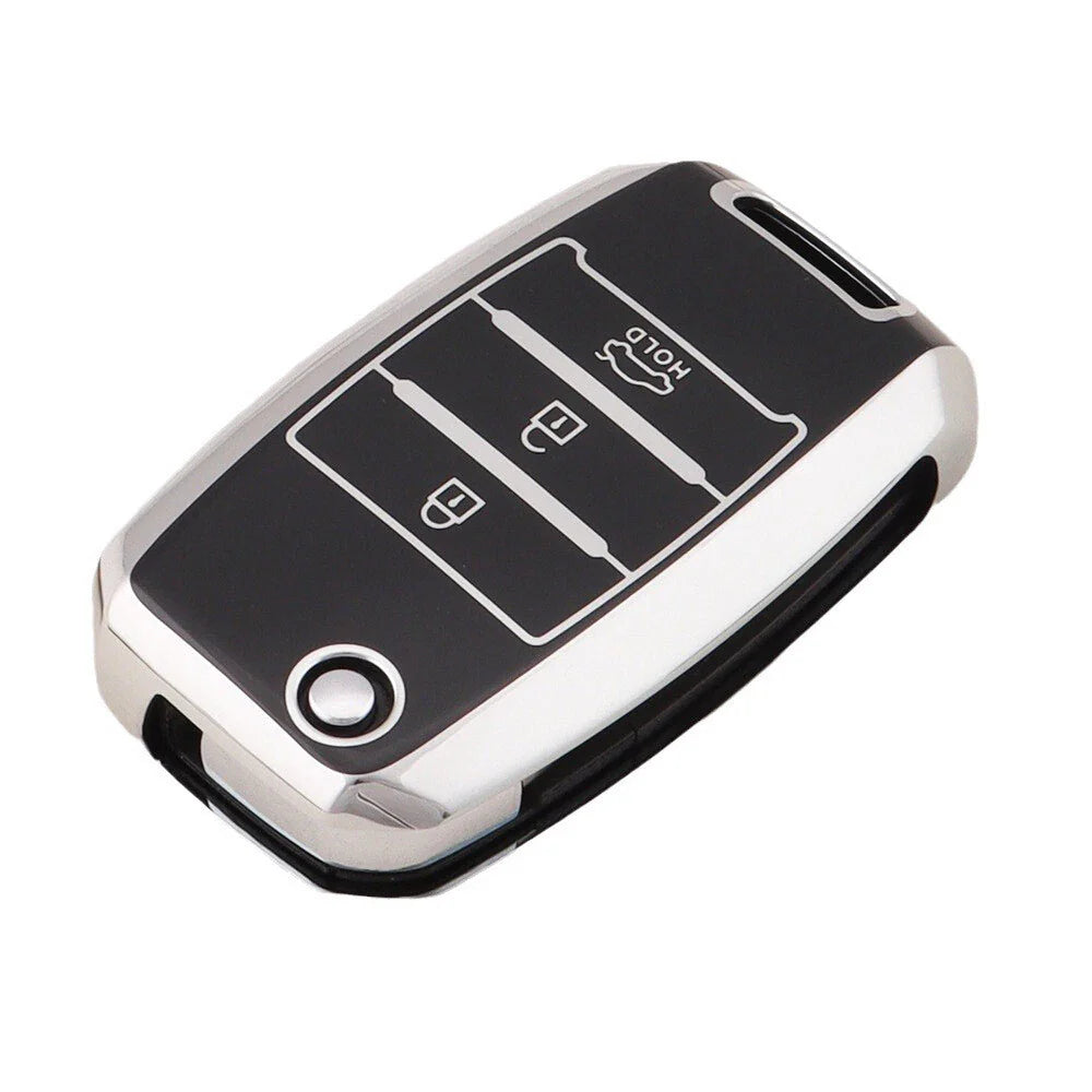 KIA Remote Key Shell Case Cover for RIO3, K2, K3, K4, K5, Picanto, Optima, Soul (various years)