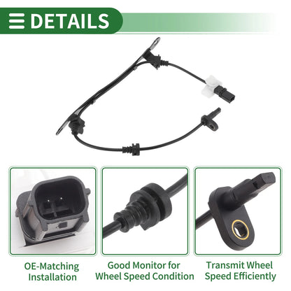 ABS Wheel Speed Sensor No. 57470T4NH01 for Honda Jade FR1 (2013–2016)