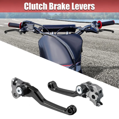 Motorcycle Brake Clutch Levers 2 x for Honda CRF250R CRF450R (2007-2020) Black