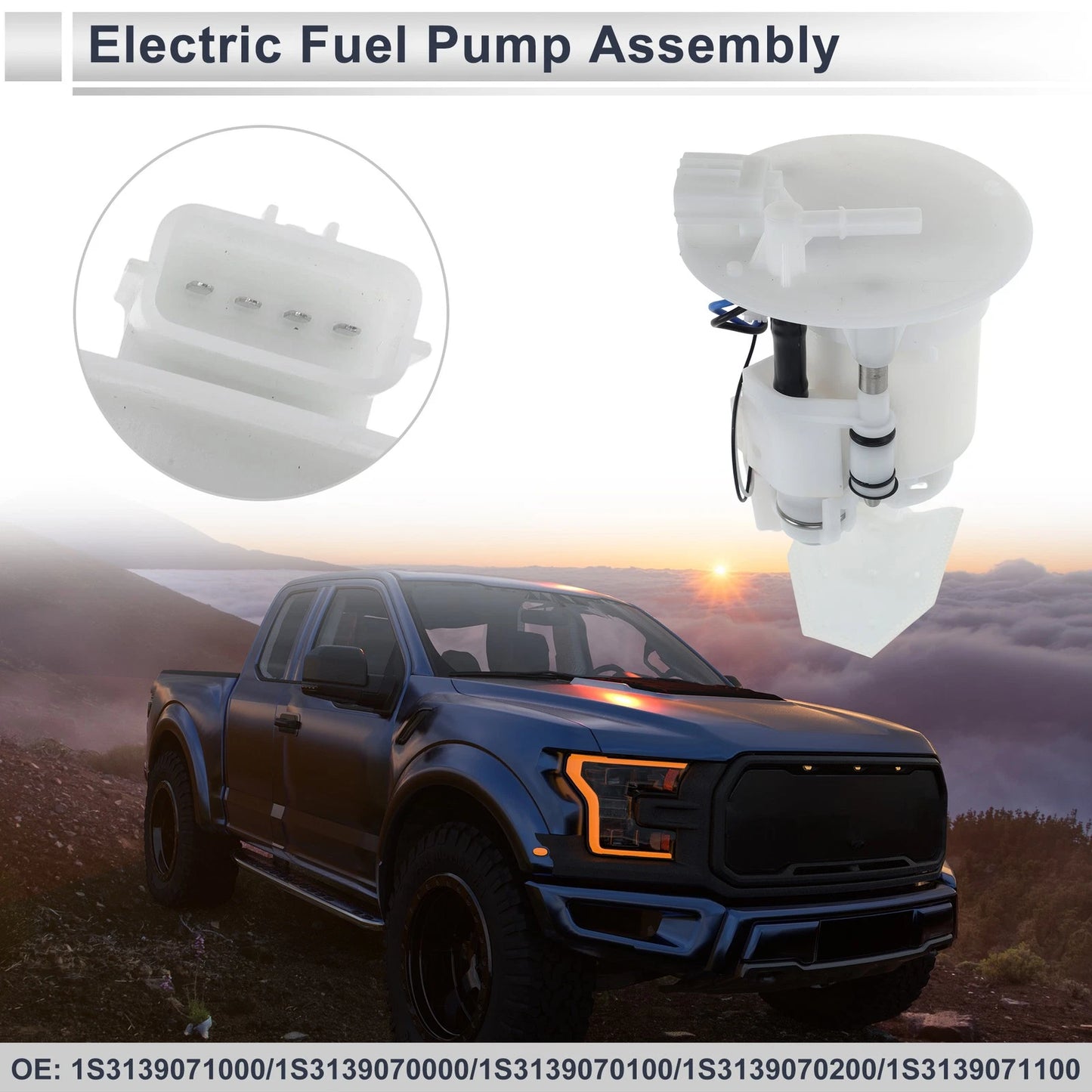 Electric Fuel Pump Assembly for Yamaha Raptor 700 YFM700 (2006–2020) No. 1S3139071000