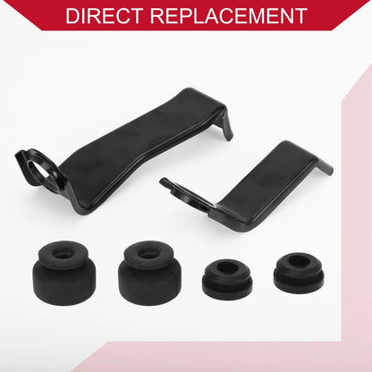 Set of 2 Radiator Shock Bracket Bushings for Honda Civic (No. 197015AAA00)