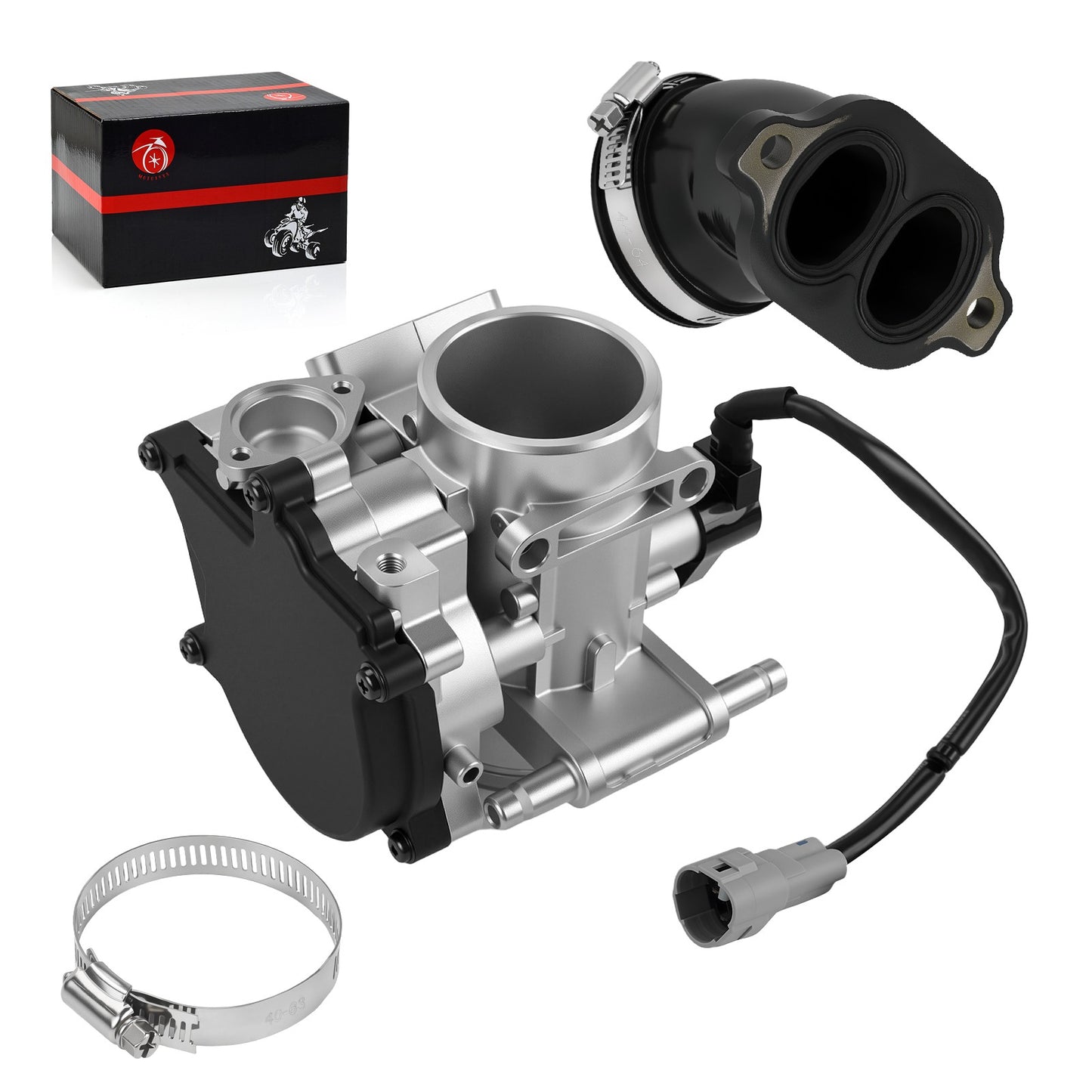 Throttle Body & Adapter Boot for Polaris Ranger 700 6x6 Crew (2006–2009)
