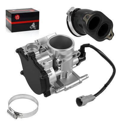 Throttle Body & Adapter Boot for Polaris Ranger 700 6x6 Crew (2006–2009)